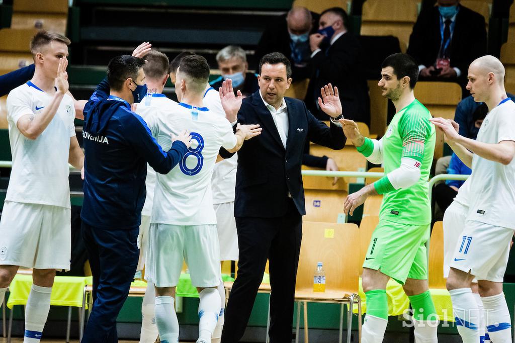 futsal, Slovenija : Makedonija, 12. april 2021