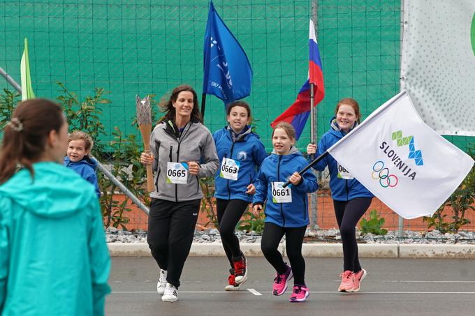 Slovenska olimpijska bakla | Foto: Aleš Fevžer/OKS