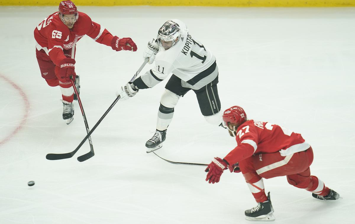 Anže Kopitar | Anže Kopitar je s soigralci dosegel zmago nad Detroitom. | Foto Guliverimage