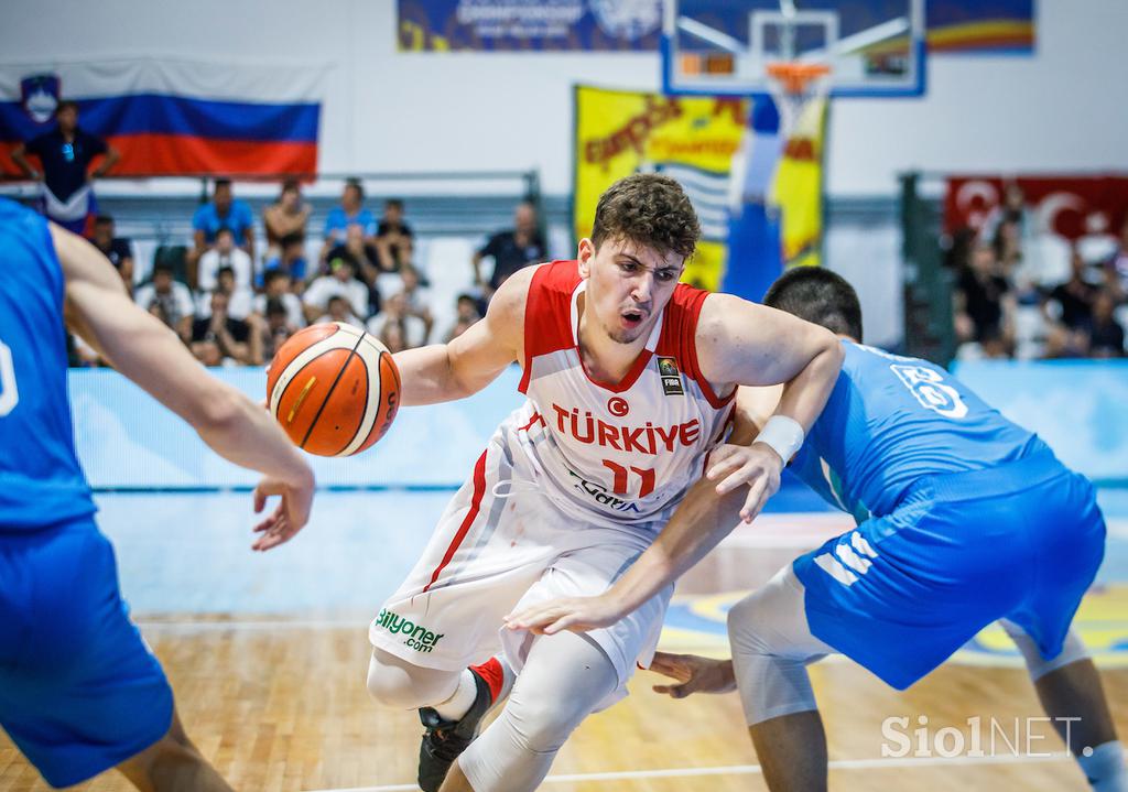 Fiba EP U18: Slovenija - Turčija polfinale