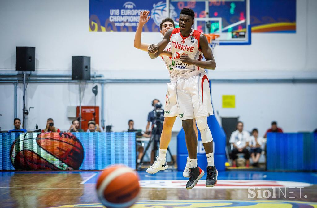 Fiba EP U18: Slovenija - Turčija polfinale