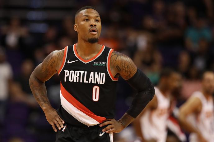 Damian Lillard | Damian Lillard je na tekmi proti Orlandu za Portland dosegel kar 41 točk. | Foto Getty Images