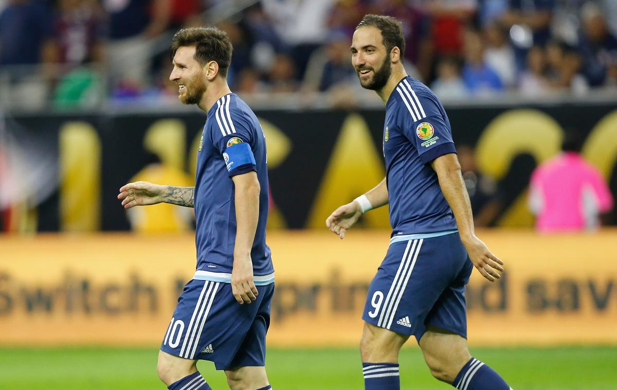 Gonzalo Higuain, Lionel Messi | Foto Getty Images