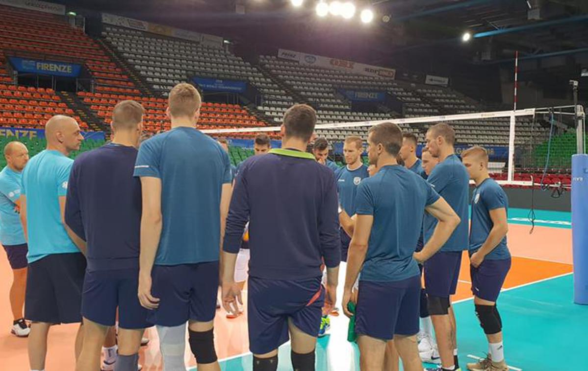 Slovenija odbojka trening | Slovenci bodo krstni nastop na svetovnem prvenstvu dočakali v sredo ob 17. uri. | Foto OZS