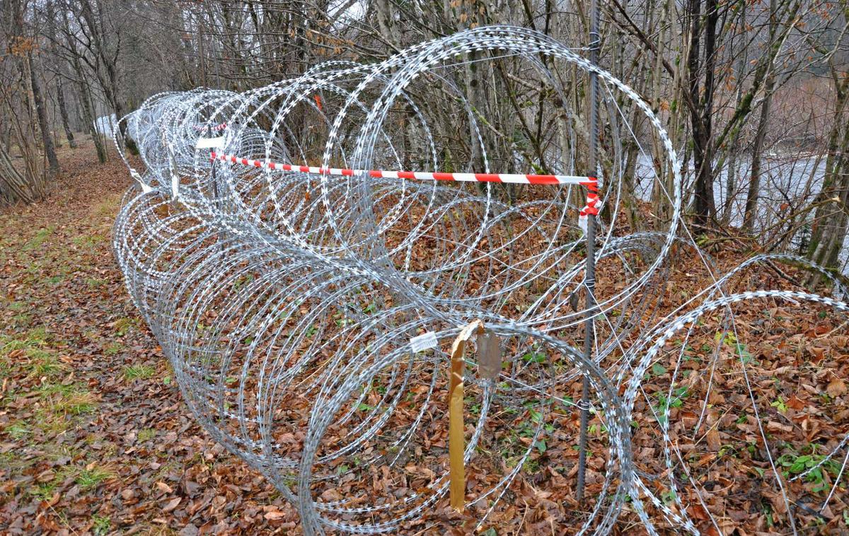 Žica | Za odstranjevanje ograje na meji s Hrvaško je bilo izbrano podjetje Minis, ki je ograjo tudi postavljalo, čeprav je ta ponudila trikrat dražjo storitev od najcenejšega ponudnika, očitajo v NSi. Zaradi suma netransparentnosti zahtevajo sklic komisije za nadzor javnih financ. | Foto STA