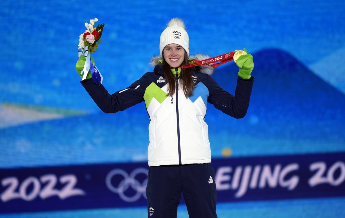 Urša Bogataj OI zlato | Urša Bogataj je danes kot druga Slovenka prejela zlato odličje na zimskih olimpijskih igrah. | Foto Guliverimage