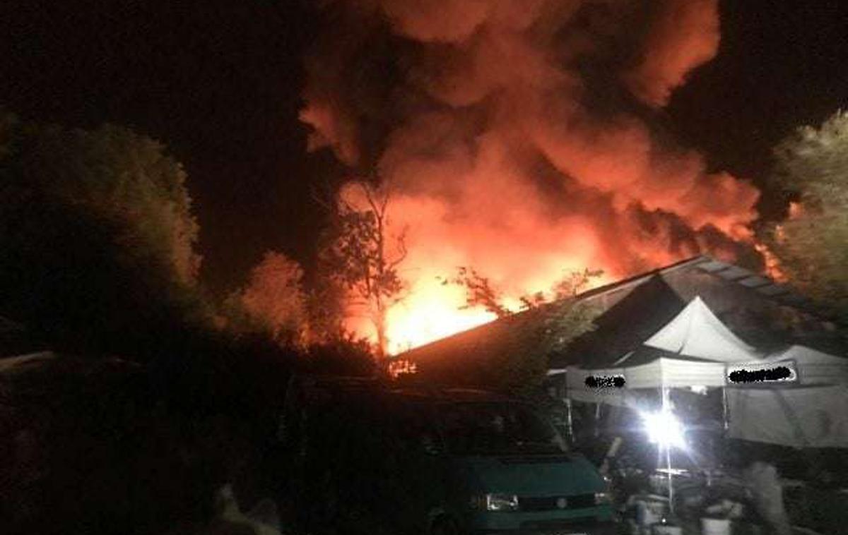 gasilci | Gasilci so se s požarom borili vso noč. | Foto Gasilska brigada Ljubljana