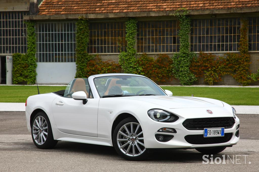 Fiat 124 spider - fotogalerija prve vožnje novega modela