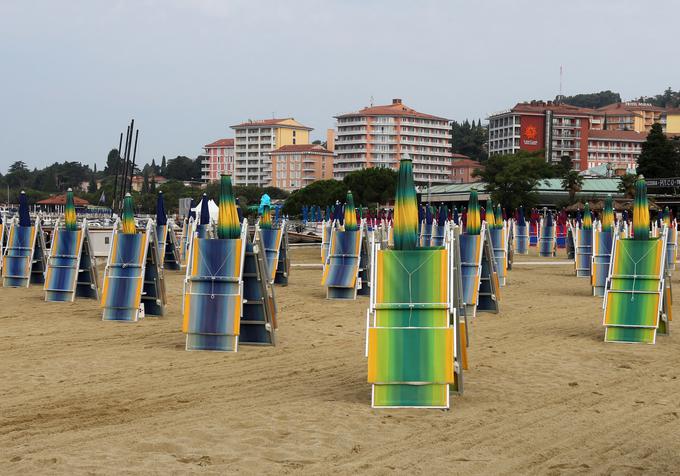 Portorož plaža | Foto: Tina Deu