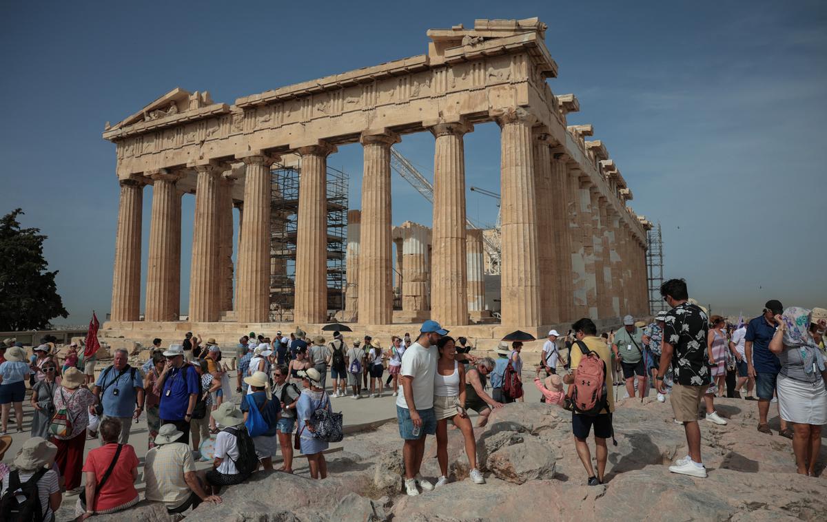 Atene, Akropola | Atenska Akropola, ki je na Unescovem seznamu svetovne dediščine, je bila zgrajena v petem stoletju pr. n. št. | Foto Reuters