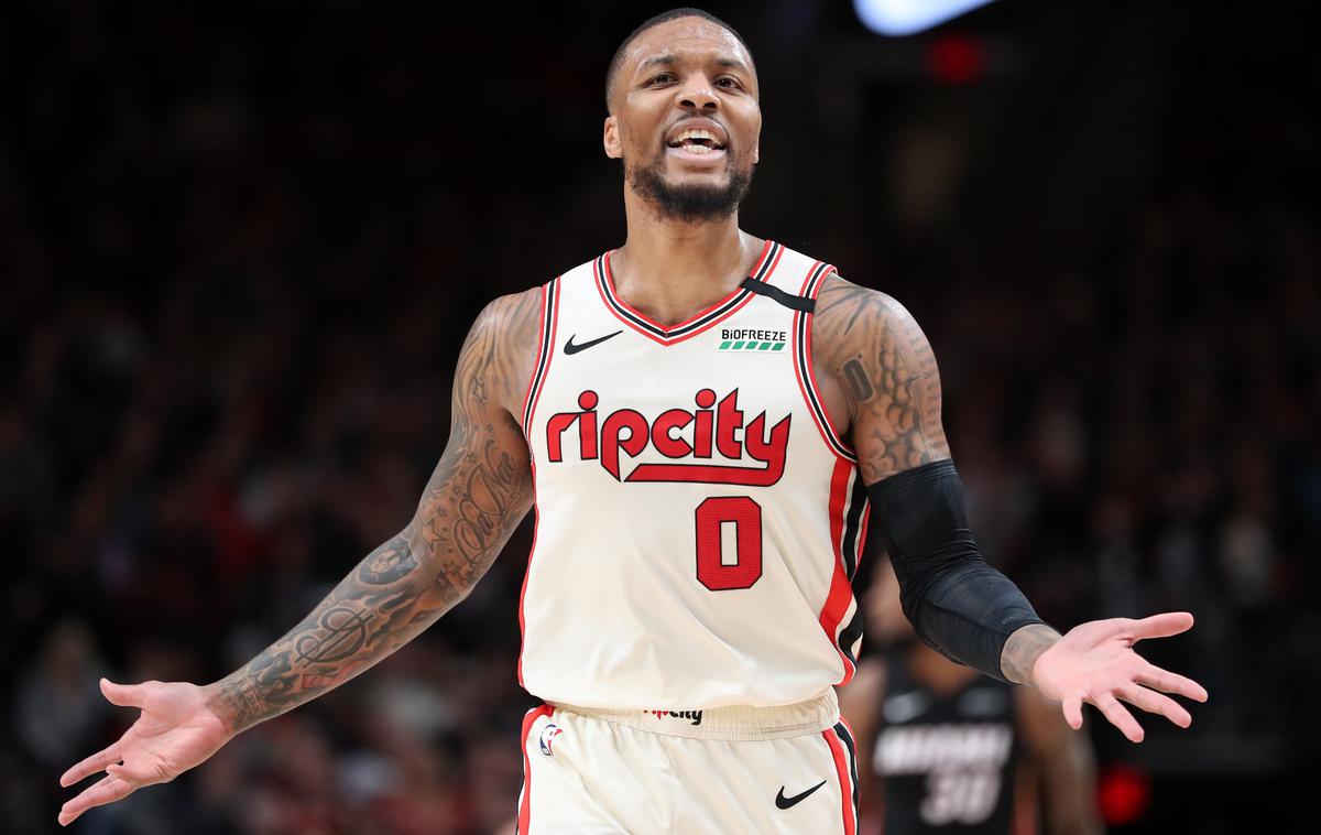 Portland Damian Lillard | MVP zadnjega dela lige NBA, odigranega v mehurčku, Damian Lillard se je s Portlandom kot zadnji uvrstil v končnico. | Foto Getty Images