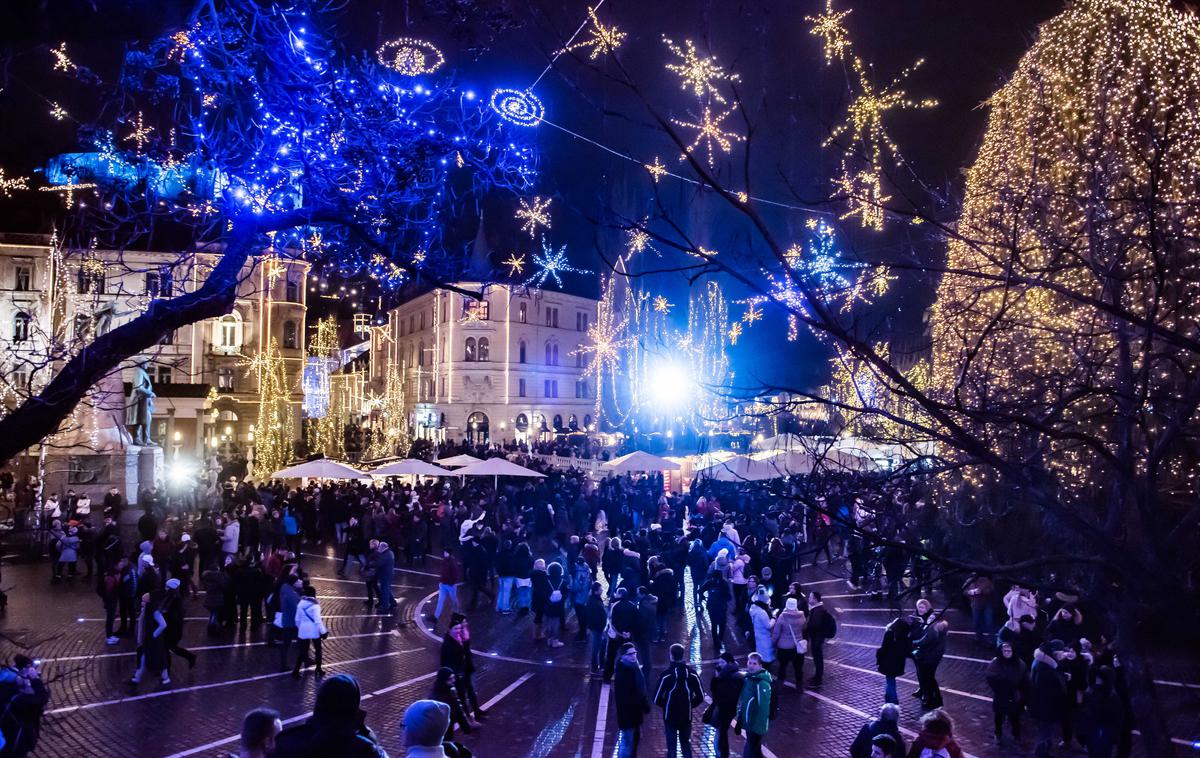 Silvestrovanje v Ljubljani, 2018 | V Ljubljani je za silvestrovo ob pestrem glasbenem programu pričakovati večje množice ljudi. | Foto Mediaspeed