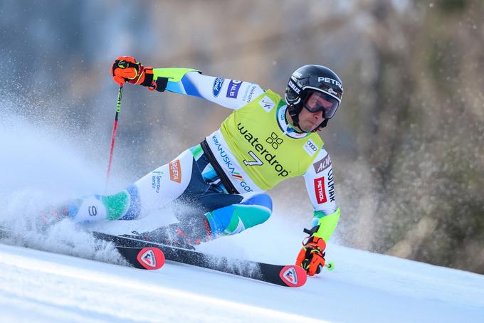 Žan Kranjec je ostal tik pod stopničkami. | Foto: Guliverimage/Vladimir Fedorenko