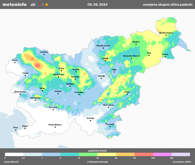 padavine | Foto: Meteoinfo