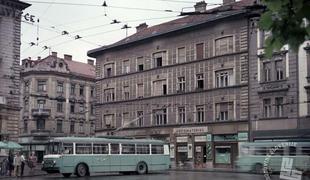 Tako so se nekoč vozili po središču Ljubljane (foto)