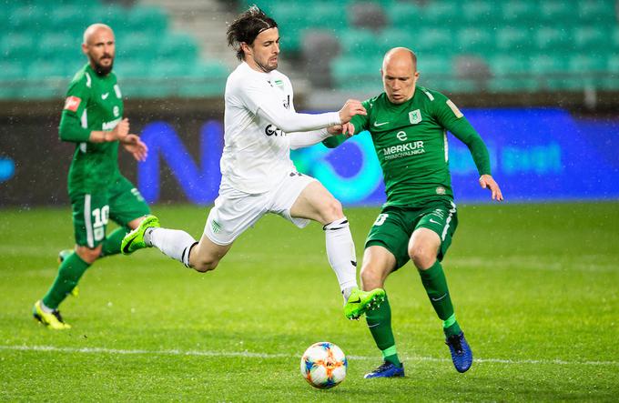 Ante Vukušić je zapravil najlepšo priložnost Krškega. | Foto: Vid Ponikvar