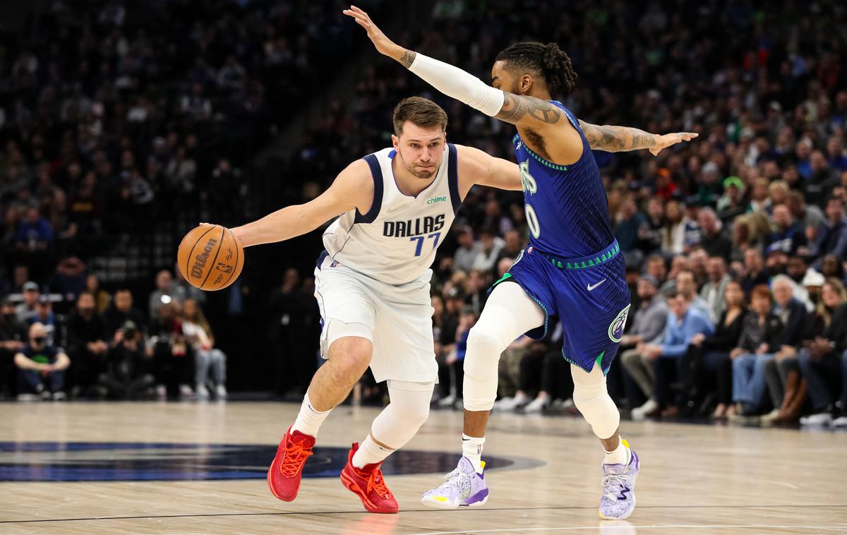 Luka Dončić Dallas Mavericks | Luka Dončić in Dallas so klonili proti Minnesoti. | Foto Reuters