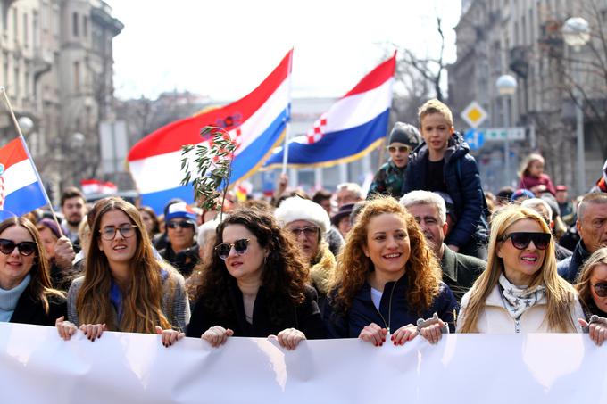 Zagreb, protest | Foto: Reuters