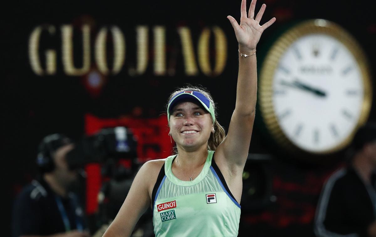 Sofia Kenin | Sofia Kenin je na ekshibicijskem turnirju zlahka s 5:1 odpravila rojakinjo Venus Williams. | Foto Reuters