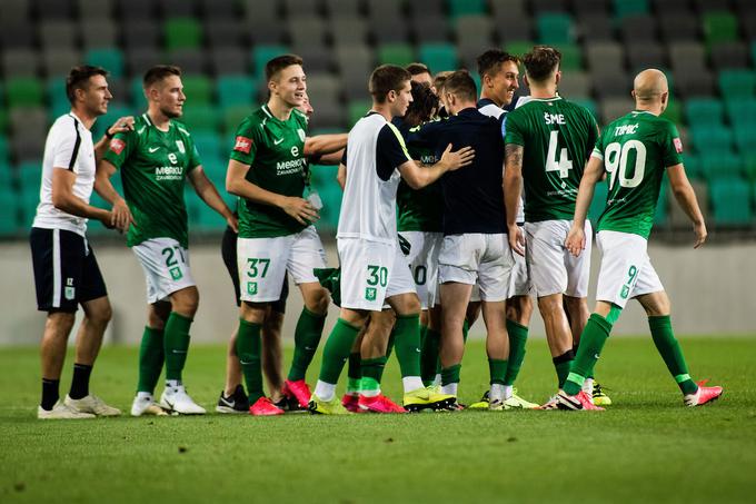 Olimpija je po dveh porazih nanizala dve tesni, a toliko bolj dragoceni zmagi z 1:0, s katerima se je štajerskima tekmecema oddaljila na +4. | Foto: Grega Valančič/Sportida