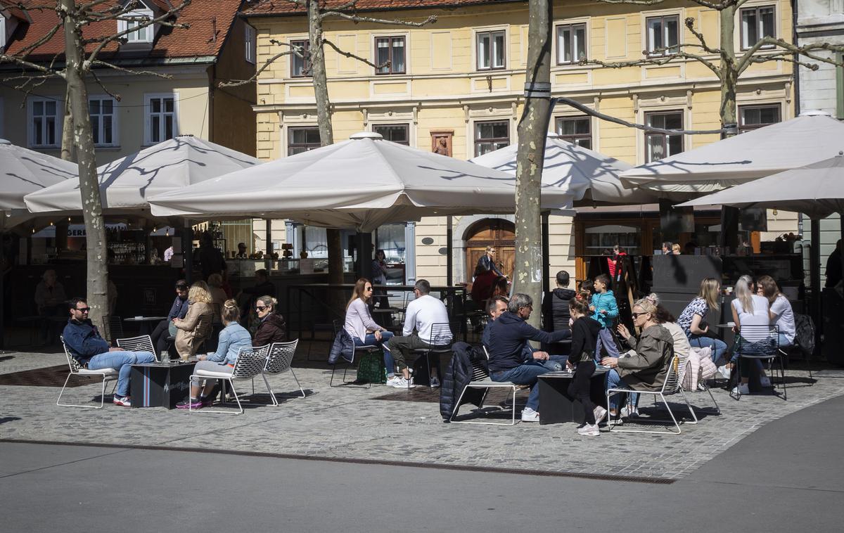 Odprtje gostinskih teras v Ljubljani | Foto Bojan Puhek