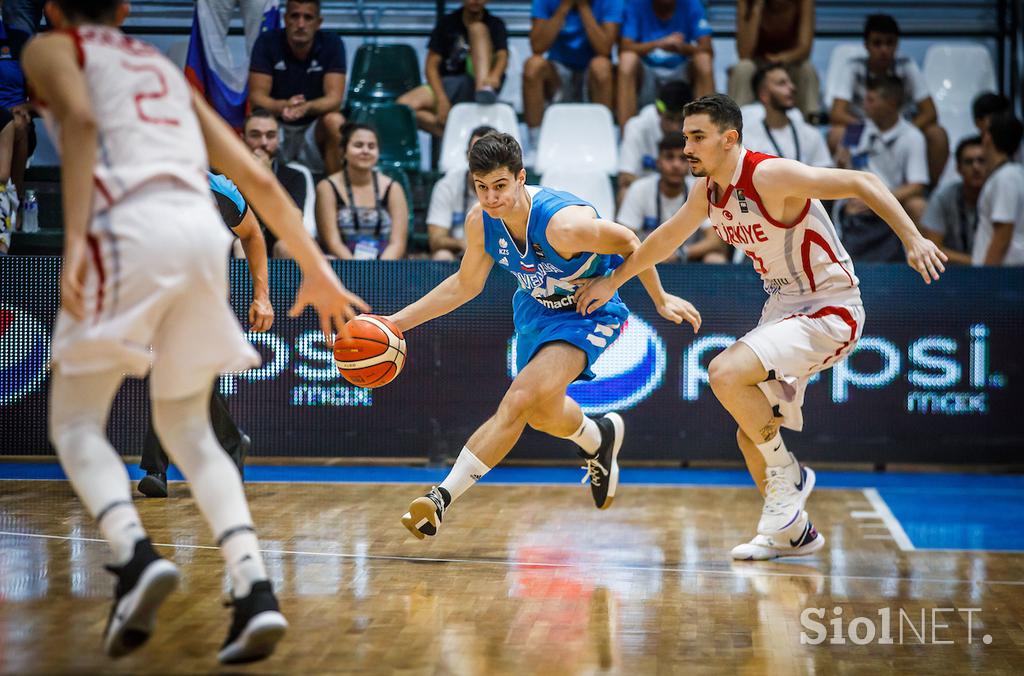 Fiba EP U18: Slovenija - Turčija polfinale