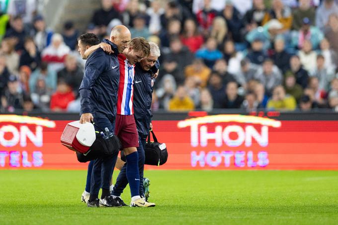 Martin Odegaard je staknil poškodbo na tekmi proti Avstriji, ki jo je Norveška prejšnji teden dobila z 2:1. | Foto: Guliverimage