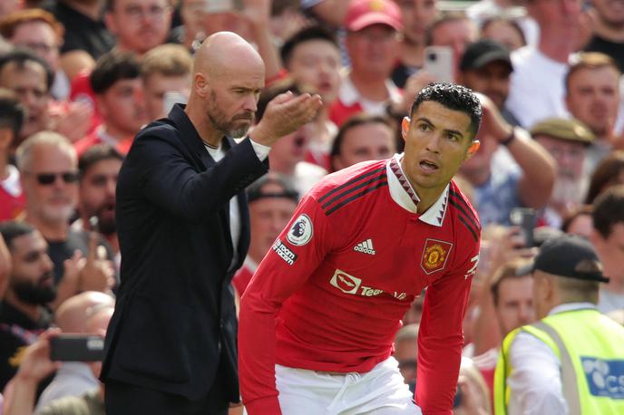 Manchester United Ten Hag Ronaldo | Nogometnega velikana Manchester United ne čaka nič dobrega.  | Foto Guliver Image