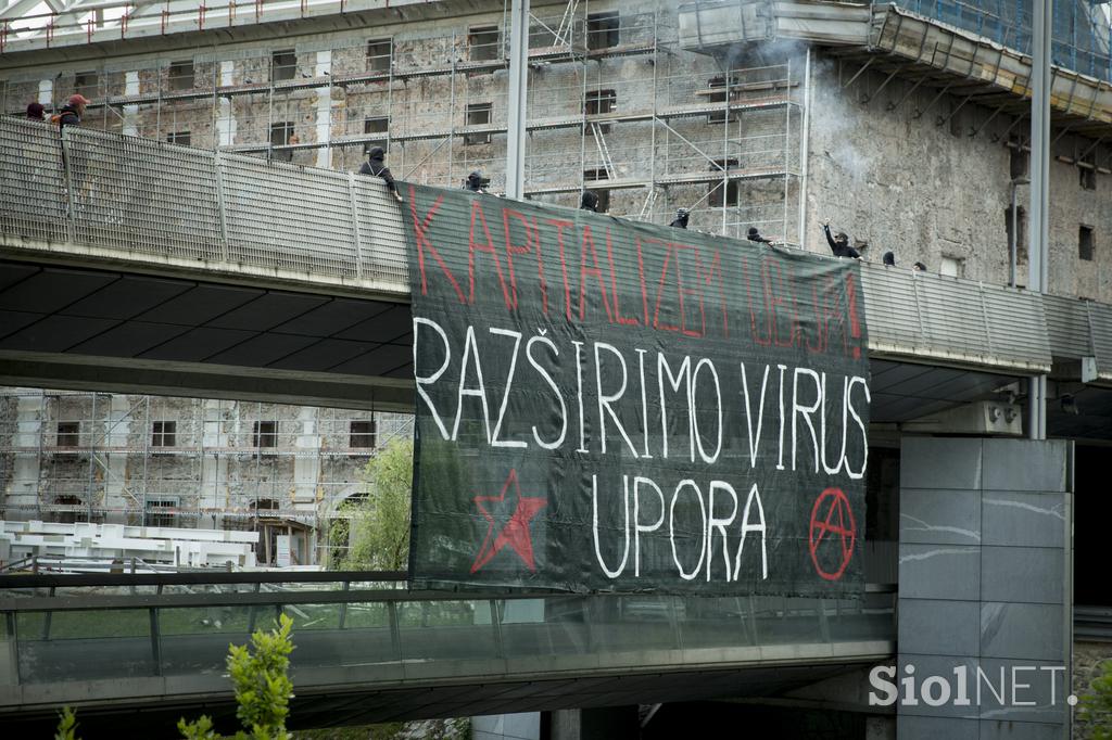 Protesti Ljubljana