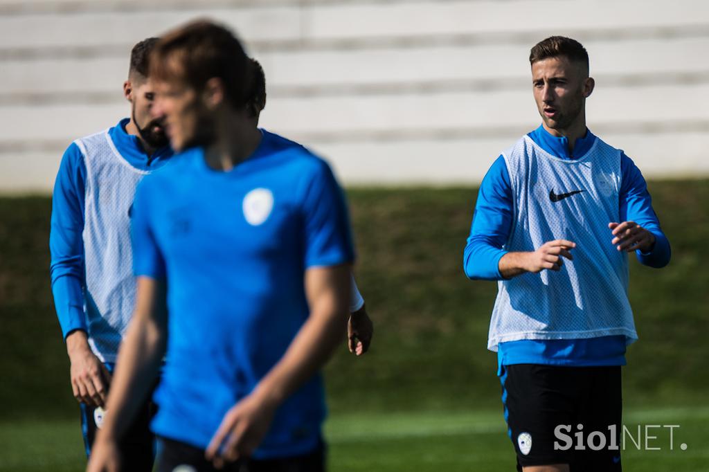 Slovenska nogometna reprezentanca Trening Brdo