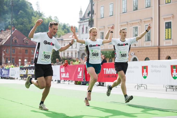 V kategoriji mešanih trojk so zmagali Matic Plaznik, Luka Kramarič (zmagala sta že lani) in Laura Guzelj Blatnik, ki je vskočila namesto Neje Kršinar. | Foto: Peter Podobnik/Sportida