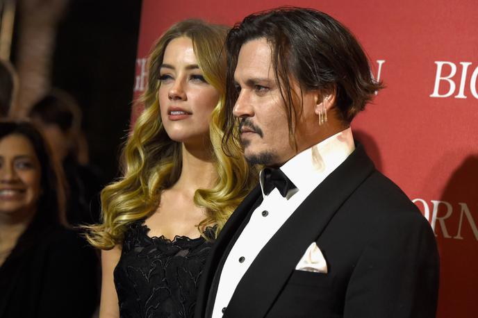 Johnny Depp in Amber Heard | Foto Getty Images