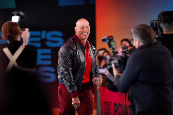 Dwayne Johnson je bil razglašen za ljudskega šampiona. | Foto: Reuters