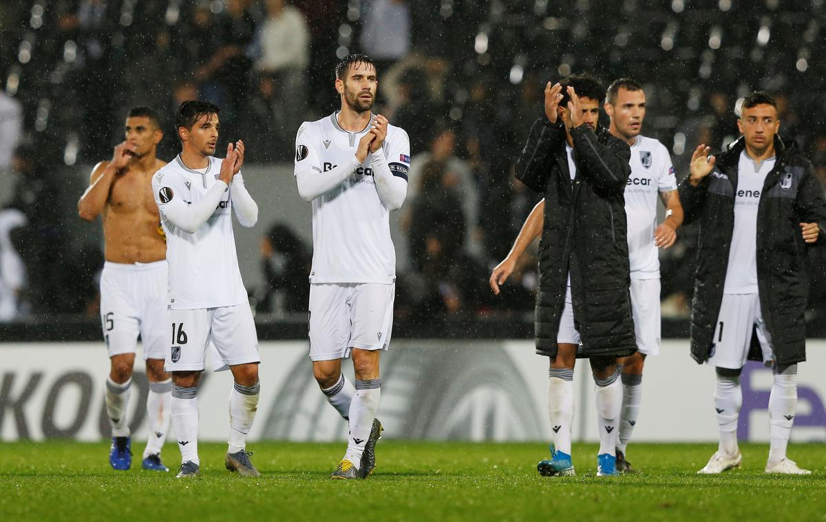 Vitoria | Nogometaši Vitorie Guimaraesa so v tej sezoni nastopali v ligi Europa in se od tekmovanja poslovili po skupinskem delu. | Foto Reuters