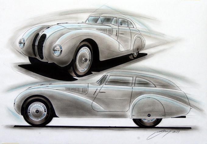 BMW 328 | Foto: Ilustracija: Georg Gedl