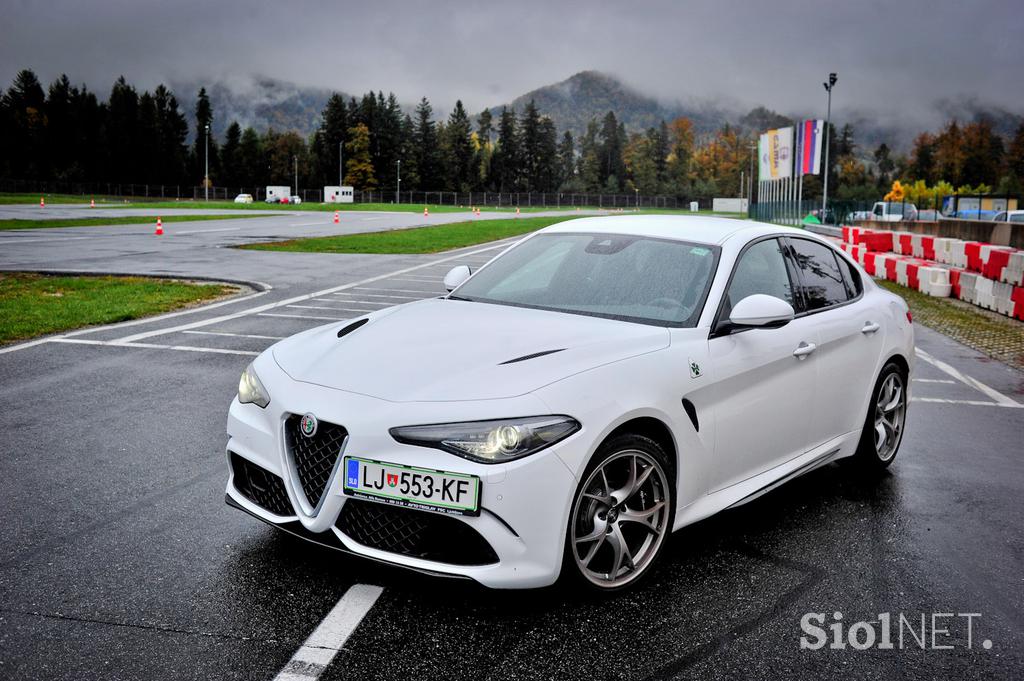 Alfa romeo giulia quadrifoglio - domača predstavitev