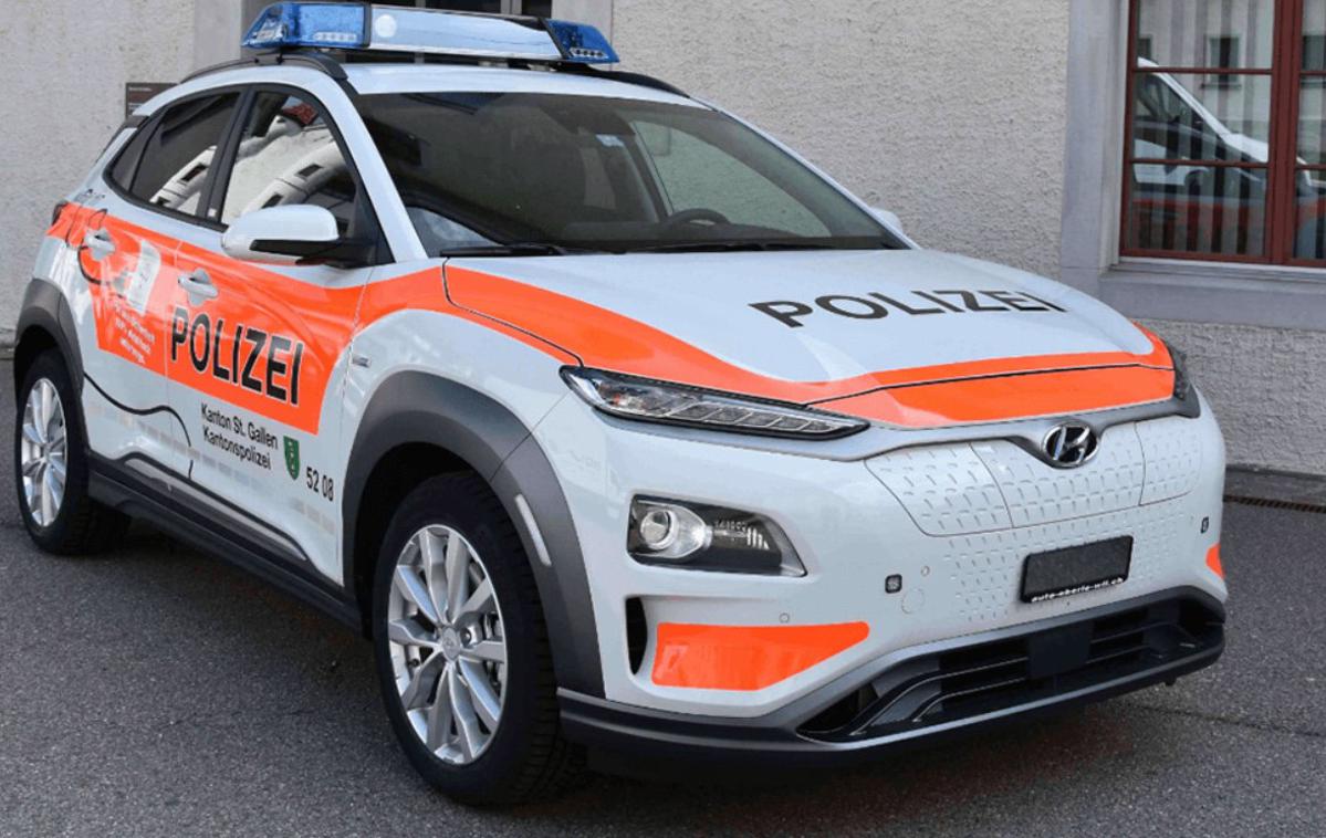 hyundai kona electric policija