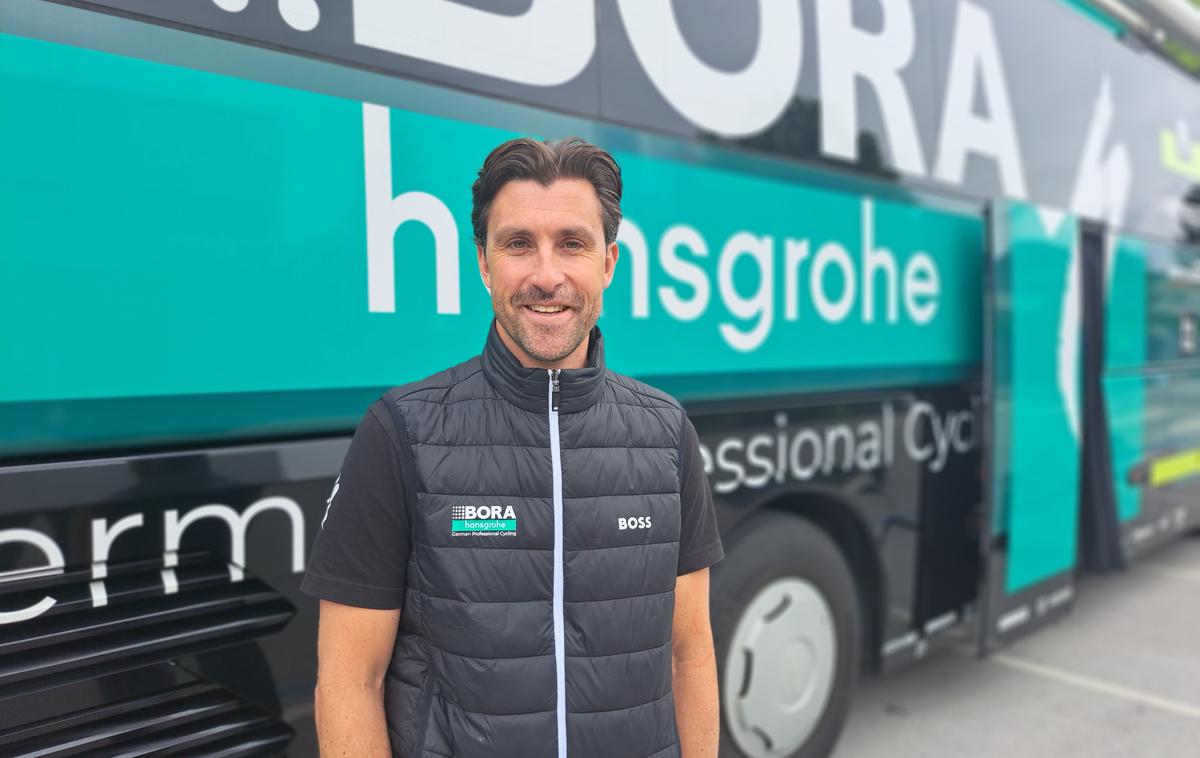 Bernhard Eisel Bora | Bernhard Eisel, športni direktor ekipe BORA - hansgrohe, o doprinosu Primoža Rogliča v to nemško zasedbo. | Foto Alenka Teran Košir