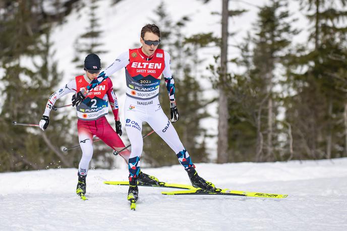 Jarl Magnus Riiber, Planica 2023 | Norveški šampion Jarl Magnus Riiber je osvojil še svojo peto zlato medaljo na svetovnih prvenstvih. | Foto Grega Valančič/Sportida