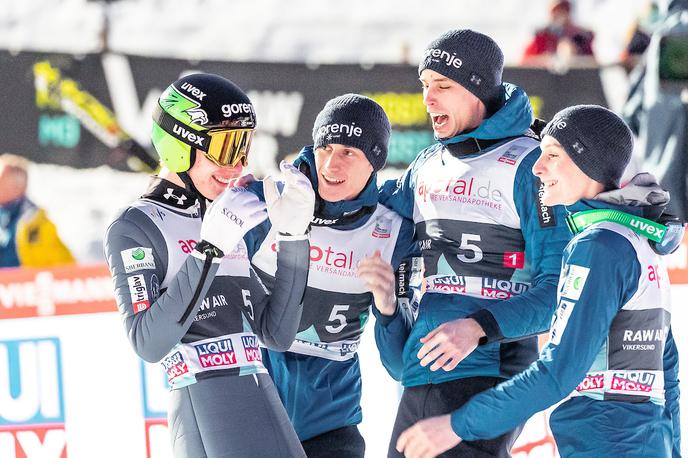 Slovenska skakalna reprezentanca | Slovenski skakalci so zmagali v Vikersundu! | Foto Sportida