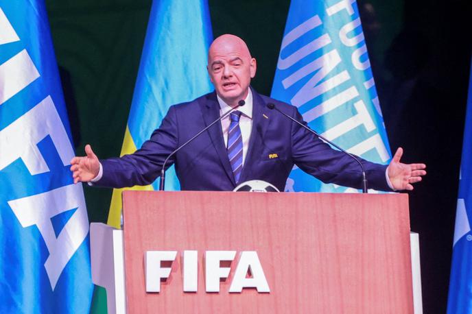 Gianni Infantino | Klubsko SP za ženske po oceni predsednika Fife Giannija Infantina predstavlja pomemben mejnik v razvoju ženskega nogometa. | Foto Reuters