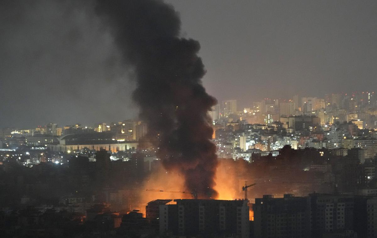 Bejrut | Izraelska vojska pred napadi rebivalce okrožja ni pozvala k evakuaciji. | Foto Guliverimage