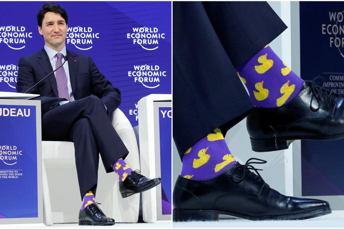 Justin Trudeau, nogavice | Foto Reuters