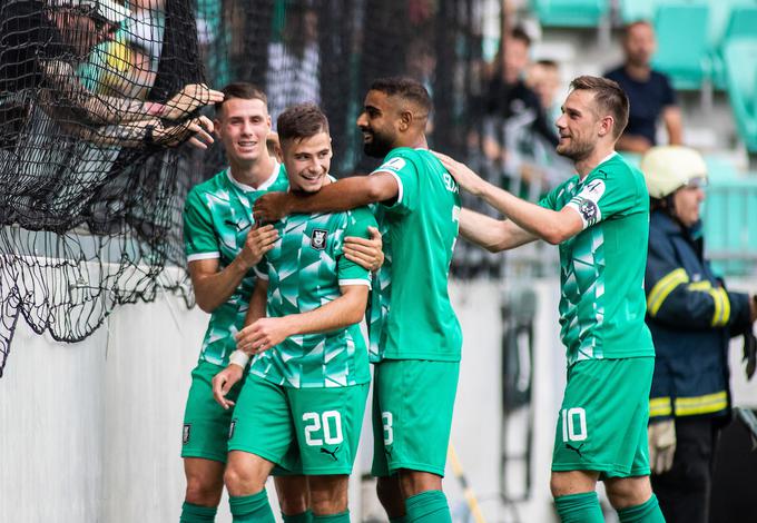 Olimpija je v pripravljalnem obdobju v generalki za Evropo doma premagala splitski Hajduk z 1:0. | Foto: Nik Moder/Sportida