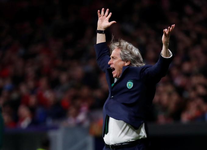 Jorge Jesus (Sporting) je vodil Oblaka pri Benfici. | Foto: Reuters