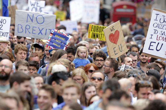 Velika Britanija EU protest brexit | Foto: Reuters