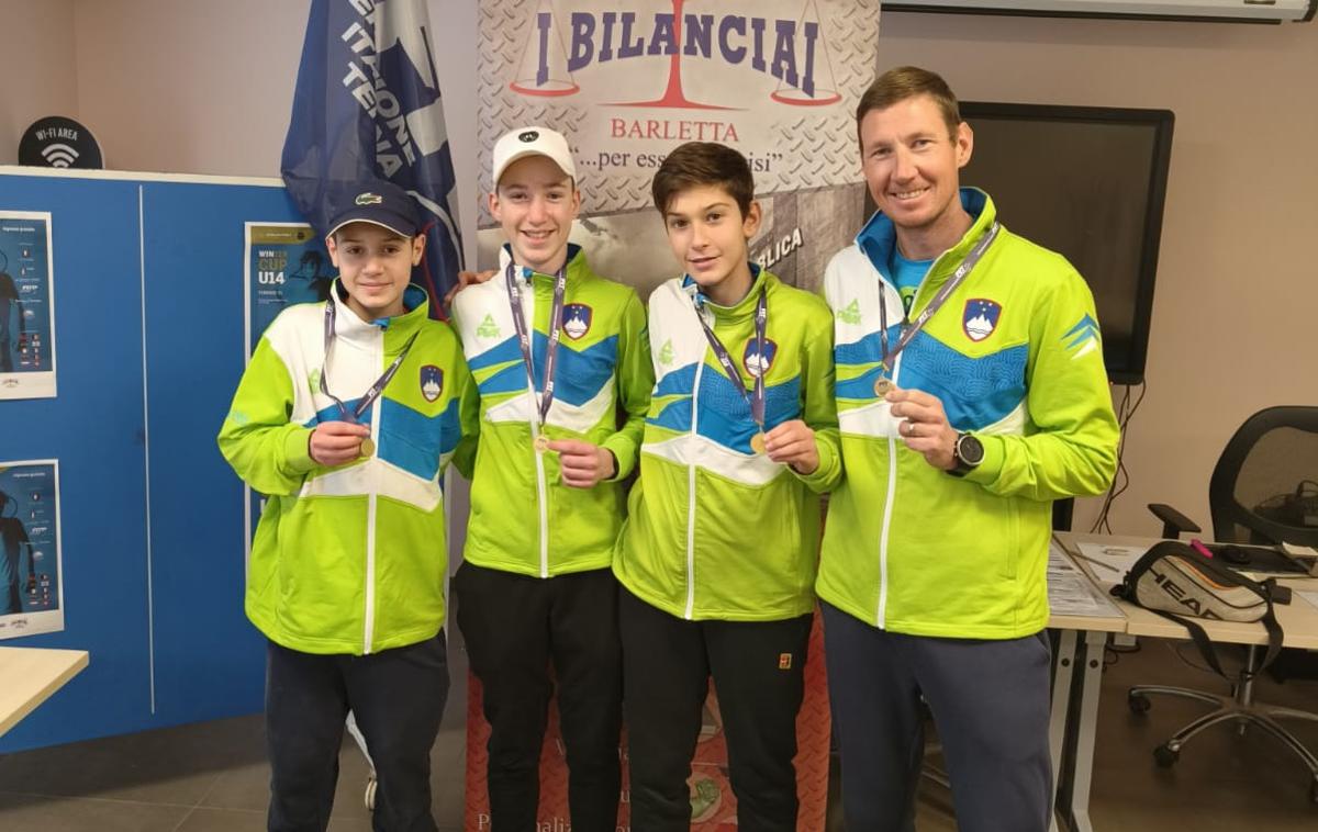 teniška reprezentanca U14 | Foto Tenis Slovenija