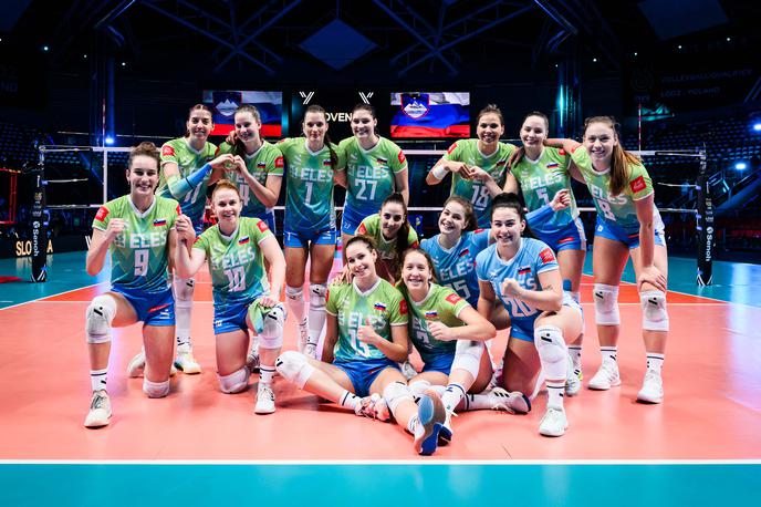 slovenska ženska odbojkarska reprezentanca | Slovenske odbojkarice so na predzadnji tekmi olimpijskih kvalifikacij s 3:2 premagale Kolumbijke. | Foto Volleyball World