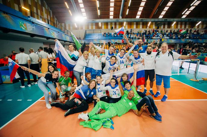 odbojkarice sede | Slovenske odbojkarice sede so si na EP že zagotovile medaljo. | Foto Odbojkarska zveza Slovenije