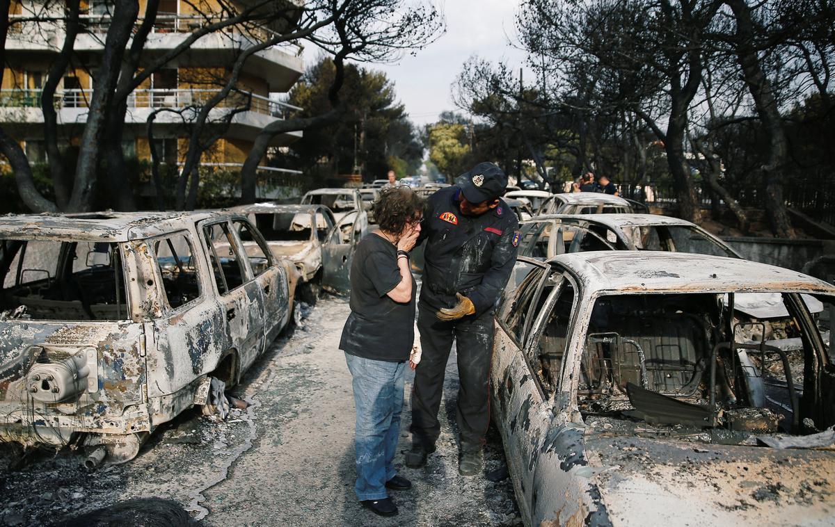 Grčija, požar | Foto Reuters